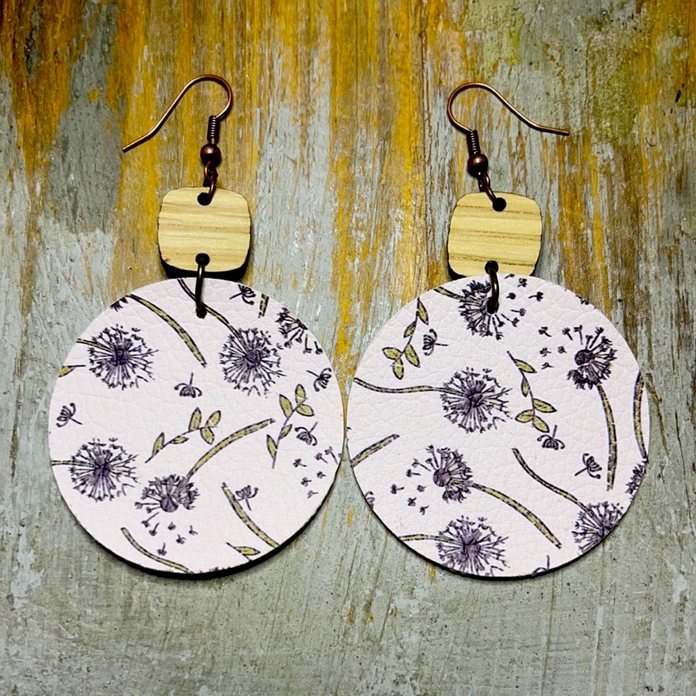 JEWELED ART Handcrafted | Dandelion Wish Earrings | Fall Collection 🍁